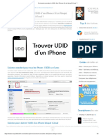 Comment Connaitre Le UDID D'un Iphone S'il Est Bloqué Icloud - PDF