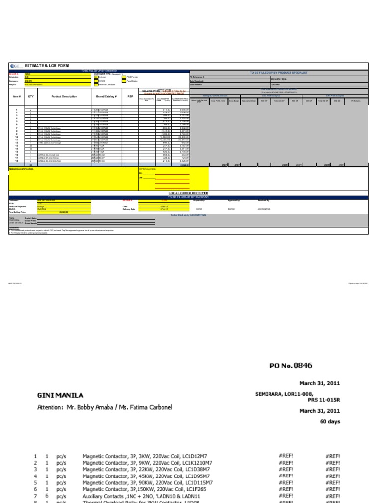 Scaffolding Rental Proposal for RBF Enterprises | PDF | Relay | Equipment