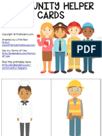 Community Helper Cards