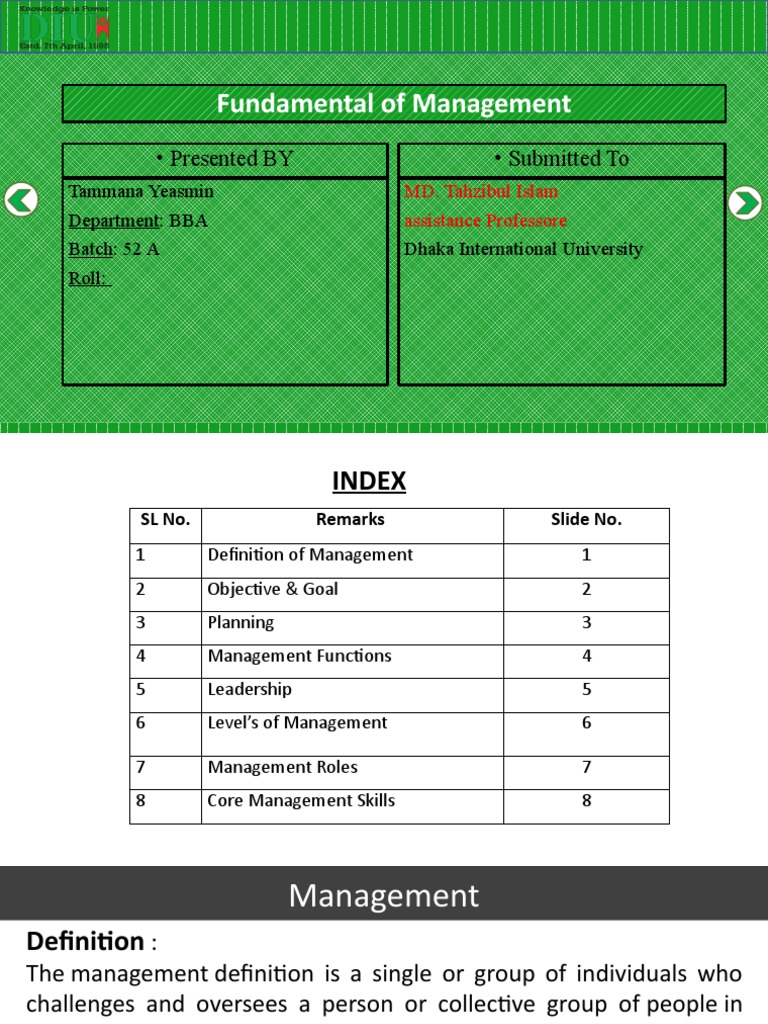 Fundamentals of Management Guide | PDF | Goal | Leadership