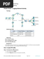 7.1.2.7 Packet Tracer - Logging Network Activity