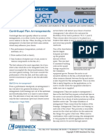 Product Application Guide: Centrifugal Fan Arrangements