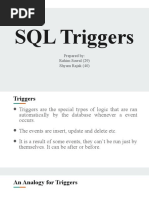 SQL Triggers