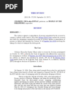 Third Division: CELERINO CHUA Alias SUNTAY, Petitioner, vs. PEOPLE OF THE PHILIPPINES, Respondent