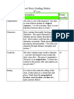 Short Story Rubric One.doc