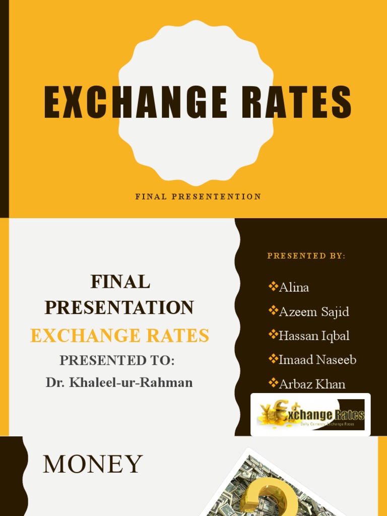 Exchange Rates PDF