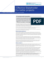 White Paper: Effective Stakeholder Engagement For Better Projects