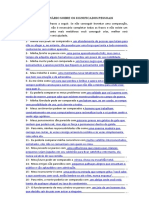 Questionario Sobre Os Significados Pessoais Respostas PDF