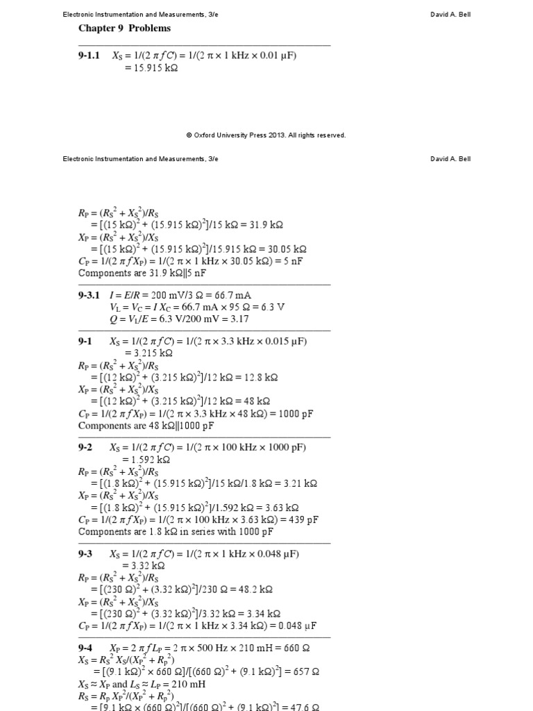 470 39 Solutions-Instructor-Manual SM Chapter-9 PDF | PDF | Units Of ...