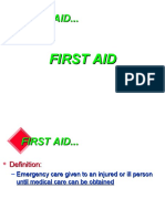 First Aid