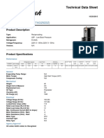 Model: AGB2518ZKZ (TAG2522Z) : Technical Data Sheet