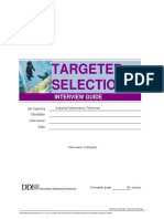 Targetted Selection Guide - Industrial Maintenance Tech