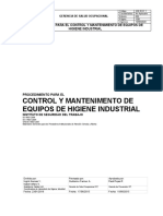 CONTROL Y MANTENIMIENTO DE EQUIPOS DE HIGIENE INDUSTRIAL (Modificado)
