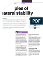 LV 1 Note 10 Principles of Lateral Stability PDF