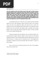 ALS Final Essay On Prerogative Writs - Mitchel Q. Tuazon