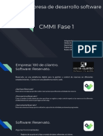Presentación Empresa de Desarrollo Software CMMI Fase 1