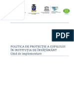 Politica de Protectie A Copiluluighid de Implementare PDF
