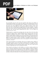 Jáder Borges - O Uso da Bíblia em Tablets e Celulares no Culto e as Crianças