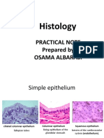 Histology: Practical Note Prepared by Osama Albarasi