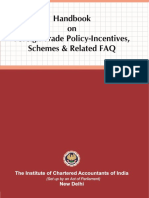 Handbook On Foreign Trade Policy - Incentives, Schemes & Related FAQ