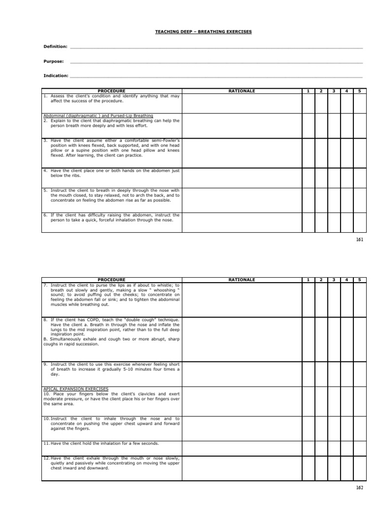 6 Teaching Deep-Breathing Exercises | Exhalation | Breathing