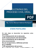 Las Etapas Del Proceso Civil Oral Essudeh 06-08-2020