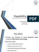 Feasibility Analysis: Mostafijur Rahman Akhond Lecture, CSE BRAC University