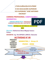 Sistema de Calidad Iso 9001