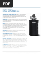 Drum Scrubber 100: Product Bulletin