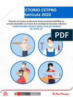 Directorio Drelm Cetpro 2020