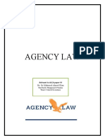 Agency Law: Relevant To ACCA Paper F4