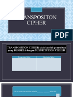 Transposition Cipher