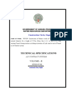 Government of Andhra Pradesh Water Resources Department Technical Specifications for PSVGP Tunnel Construction