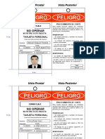 Tarjeta de Bloqueo VS 01