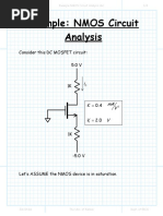 Example NMOS Circuit Analysis