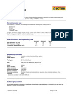 Jotafloor Topcoat: Technical Data