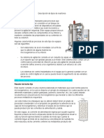 Descripción de Tipos de Reactores