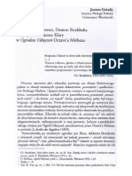 Joanna Gniady, Czarodziejka Šmierci, Demon Rozkladu. Sadystyczne Rozkosze Klary W "Ogrodzie Udreczen" Octave'a Mirbeau