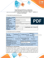 Guia de Actividades y Rubrica de Evaluacion - Fase 1 - Definir El Proyecto Del Grupo