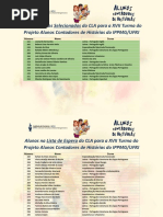 ALUNOS CONTADORES DE HISTÓRIAS