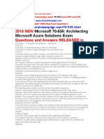 2018 NEW Questions and Answers RELEASED In: Microsoft 70-535: Architecting Microsoft Azure Solutions Exam