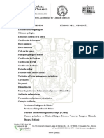 Temario de Estudio Curso de Inducción Geología Grado de Maestría