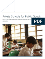 Report - Private Schools For Public Goods