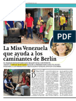 Reportaje Miss Venezuela Cristal Montañéz Proyecto Migración Venezuela de Semana Septiembre 2020