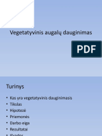 Vegetatyvinis Augalų Dauginimas