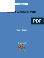 Panduan Lomba Menulis Puisi Himafi