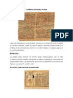 La Revolucion Del Papiro: Etimología