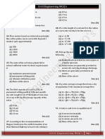 Civil Engineering MCQ's