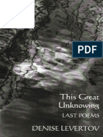 Levertov, Denise - This - Great - Unknowing - Last - Poems PDF