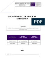 Ase.p.01 Procedimiento de Triaje en Emergencia